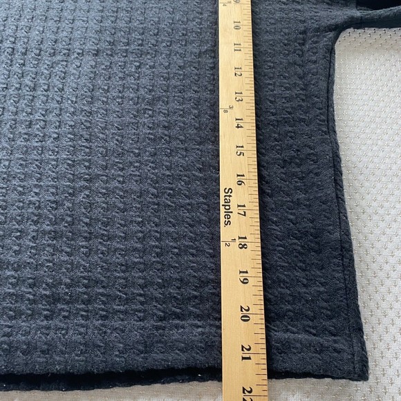 Belle Vere Anthropologie Long Sleeve Top Ribbed Bell Sleeve Black boho XS - Picture 10 of 12